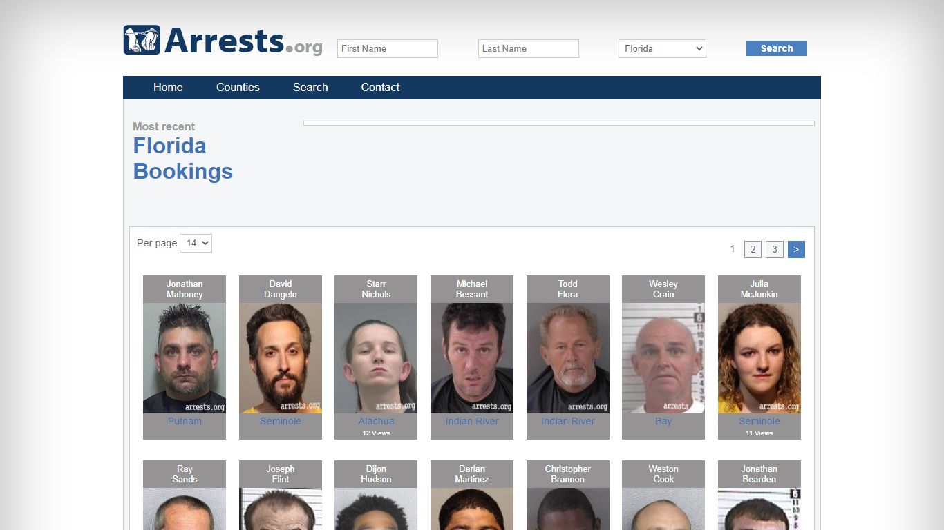 Search Florida Florida Jail Arrest Records